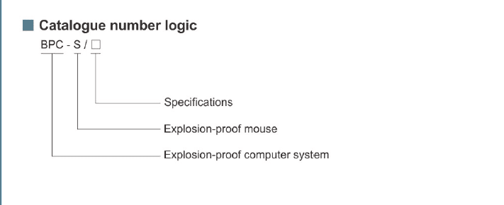 BPC-S Series Explosion-proof Mouse