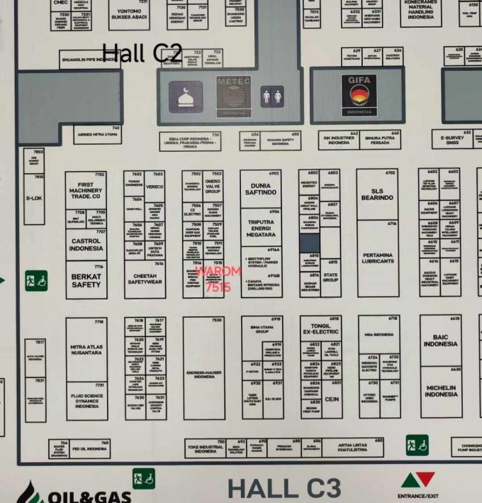 latest company news about Warom at OIL&GAS INDONESIA 3