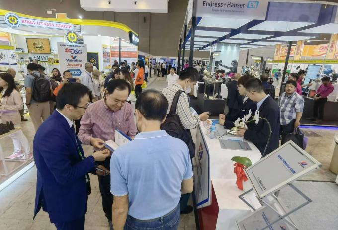 latest company news about Warom Intelligent Manufacturing shining Indonesia OGI oil and gas exhibition  2