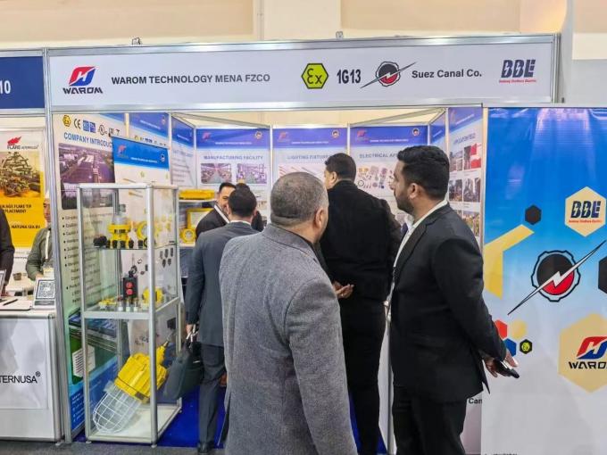 últimas noticias de la empresa sobre el Día 1 de la FERIA DE ENERGÍA DE EGIPTO 2025  2