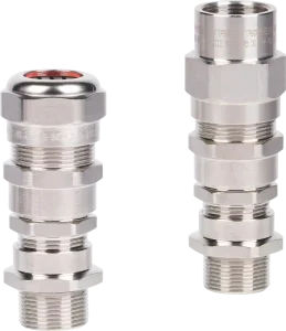 Glandes de câble antidéflagrantes de la série Dqm, double joint d'étanchéité blindé