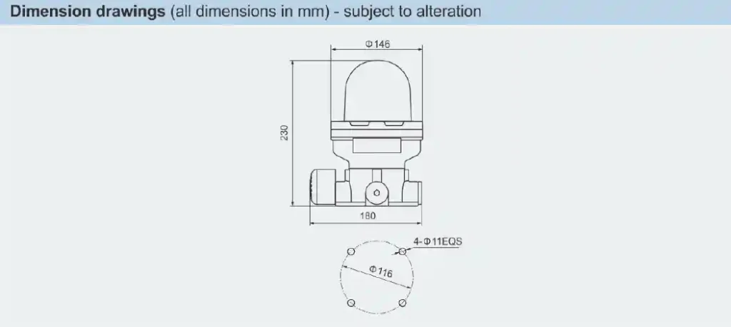 BBJ81 Caution Spotlight Fittings