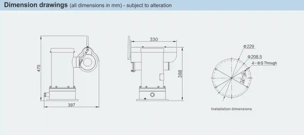 BJK-YT/B Serisi Patlama Kamerası Entegre Aletli Paslanmaz Çelik Gövde ile