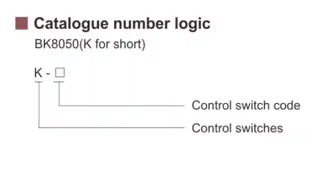 BK8050 Series Control Switches