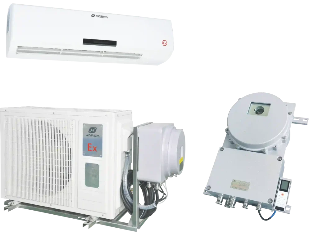 BKF(R) سلسلة مضاد للانفجار مكيفات جدار الهواء AC (IIC) 18000 BTU 24000 BTU