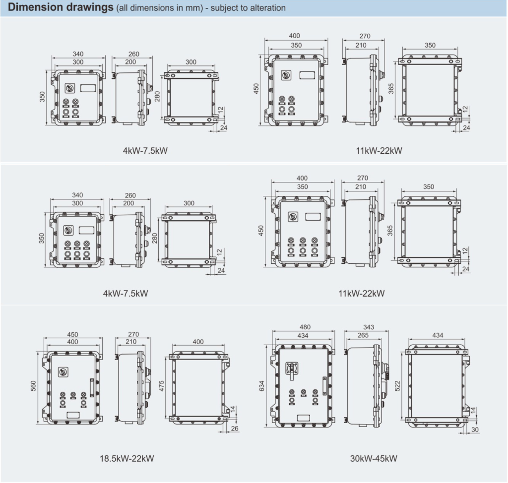 BQD Series Explosion-proof Motor Starters (Ex db llB)