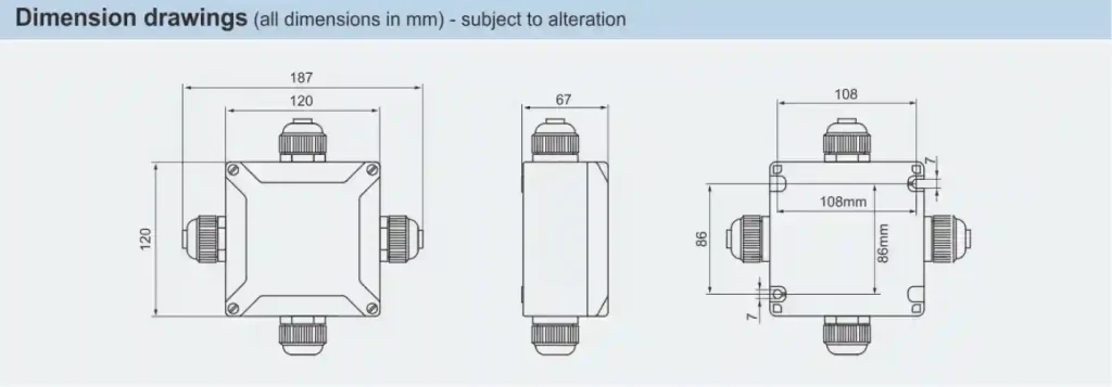 BXJ8050-20&6 Series Junction Boxes