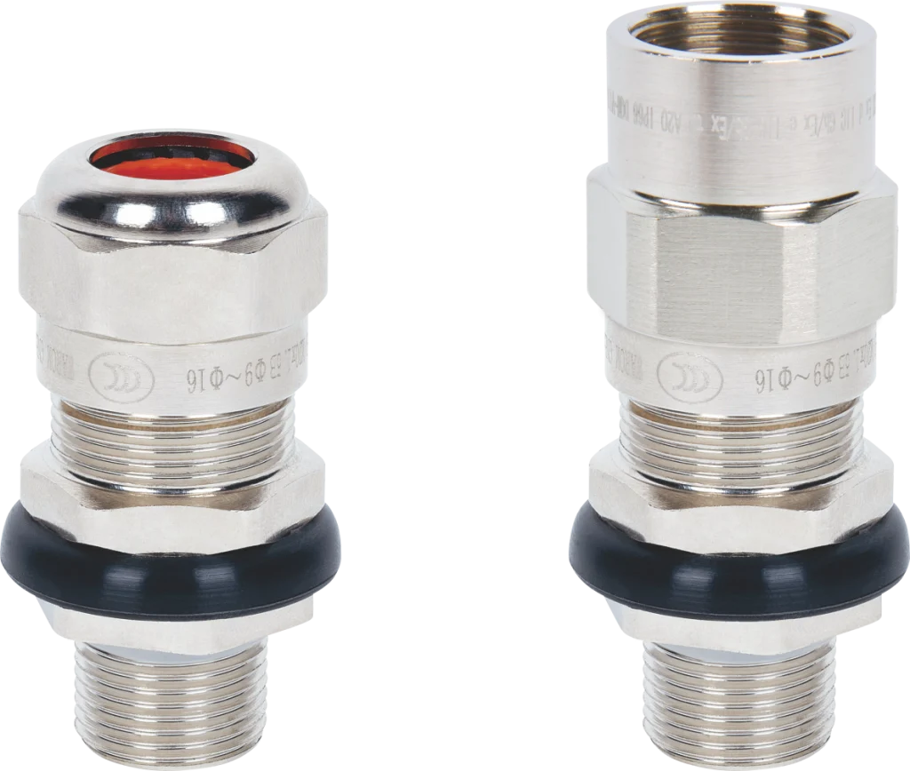 DQM-I Series Explosion Proof Cable Glands (Ex E IIC) Metal Unarmored M20~M75