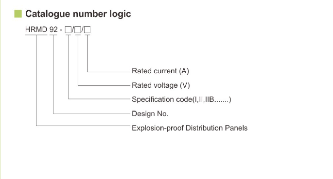 HRMD92 Series Explosion Proof Distribution Panels Industrial 316 Stainless Steel Material