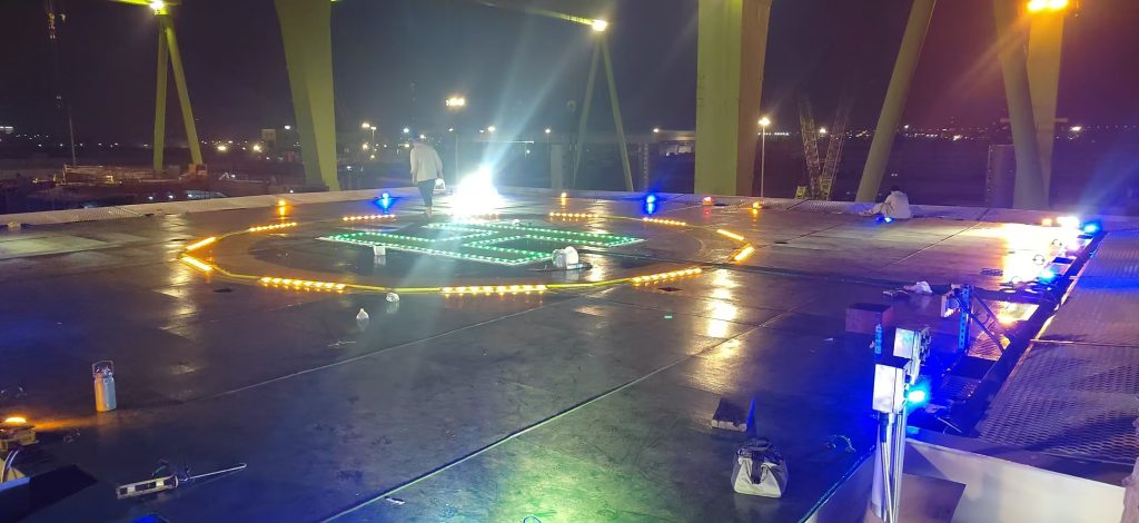 Nantong Heavy Industry Helicopter Platform Installation Project