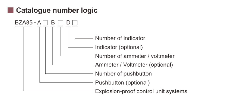 BZA85 Series Explosion-proof Control Unit Systems