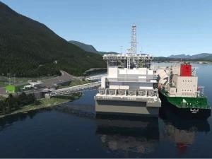 The World's First Hydropower Floating LNG