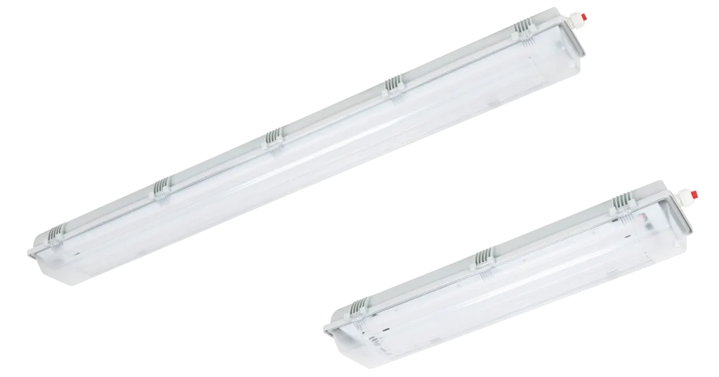 Fitting Lamp Linear Tahan Cuaca Seri HRFY-E dengan LED (Tipe A)