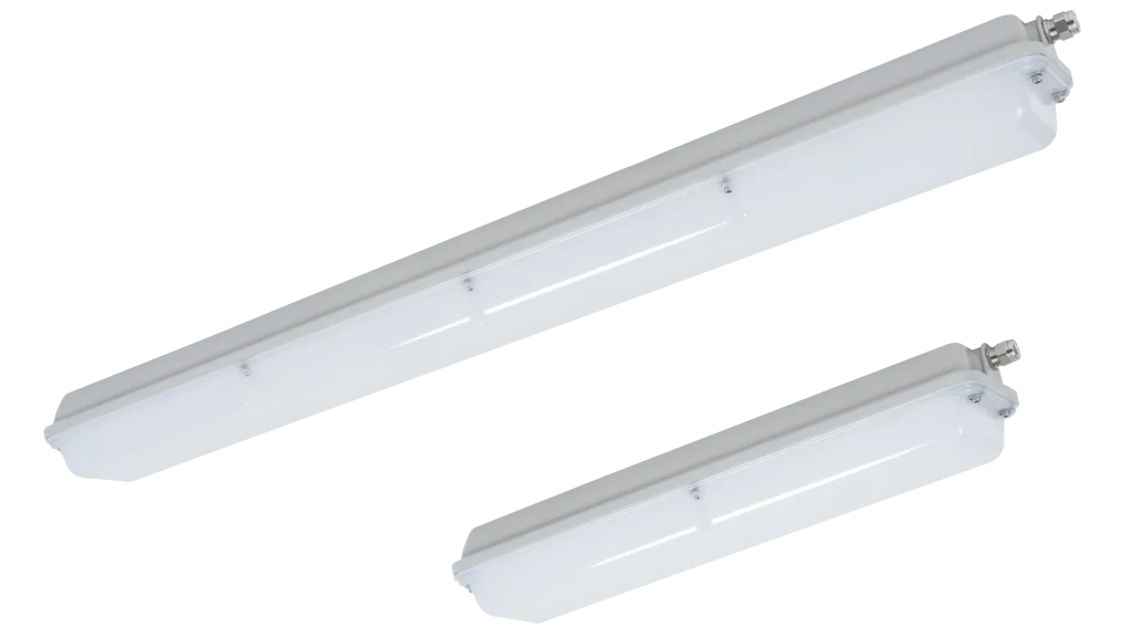 Fitting Lamp Linear Tahan Cuaca Seri HRFY-E dengan LED (Tipe A)