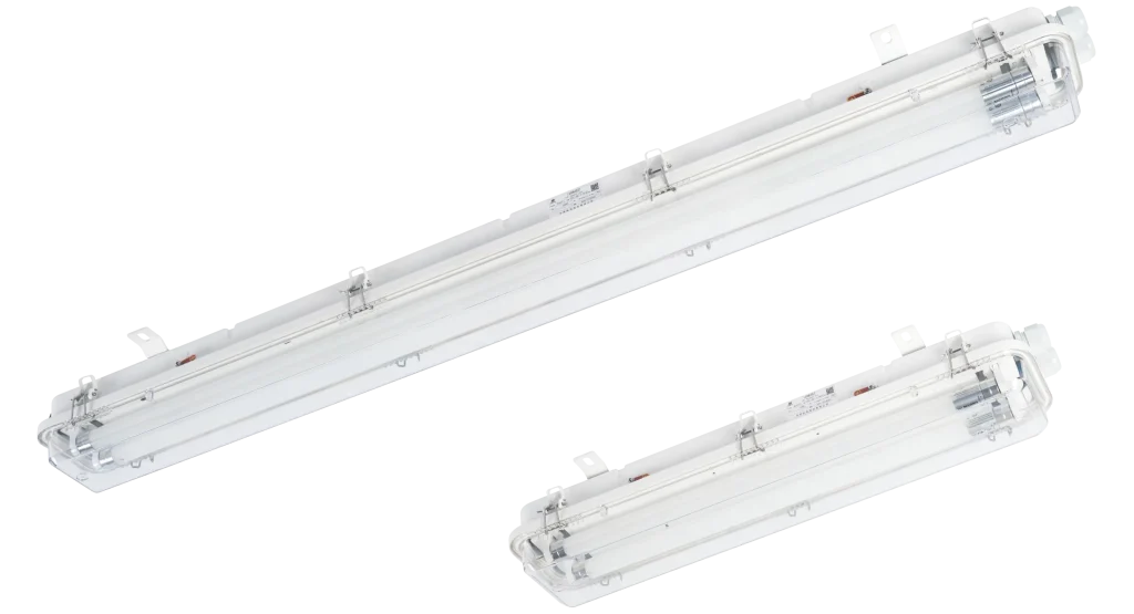 Kelengkapan Lampu Tahan Cuaca dari Baja Tahan Karat Seri HRFY-G untuk Lampu Fluorescent