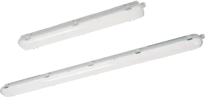 Weatherproof Linear Light Fittings With Led Scaled