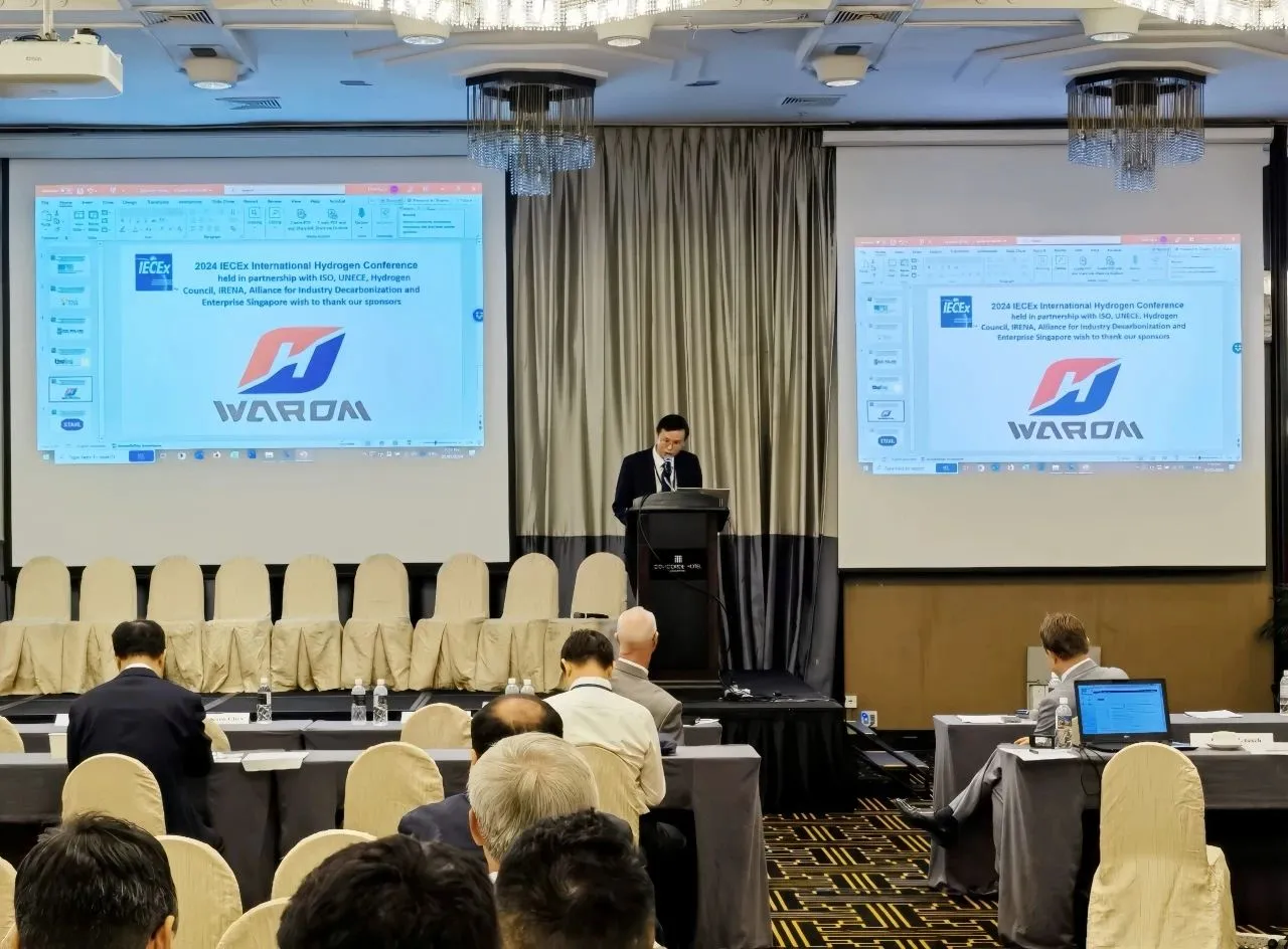 latest company news about Warom Technology attended the IECEx International Hydrogen Energy Conference in Singapore  1