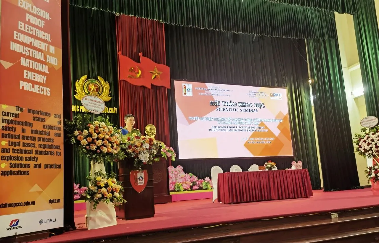 latest company news about Warom Technology "International explosion-proof technology Vietnam special Forum" was successfully held  0