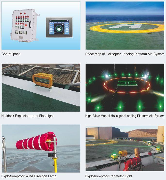 Explosion Proof Helicopter Landing Platform Aid System CAP 437 ICAO Standards