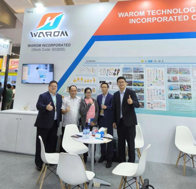 latest company news about Warom Intelligent Manufacturing shining Indonesia OGI oil and gas exhibition  8